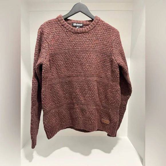 Sherpa adventure gear merino wool alpaca blend crew neck sweater jacquard Large - Picture 5 of 11